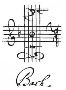 Bach graphic signature